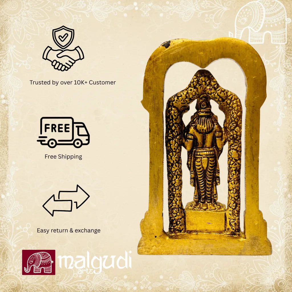 Brass statue of Lord Venkateswara