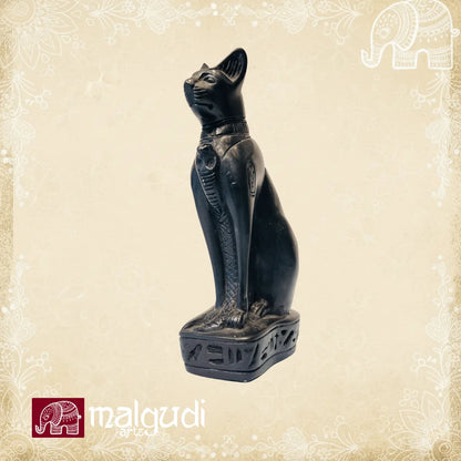 Egypt theme cat, black stone
