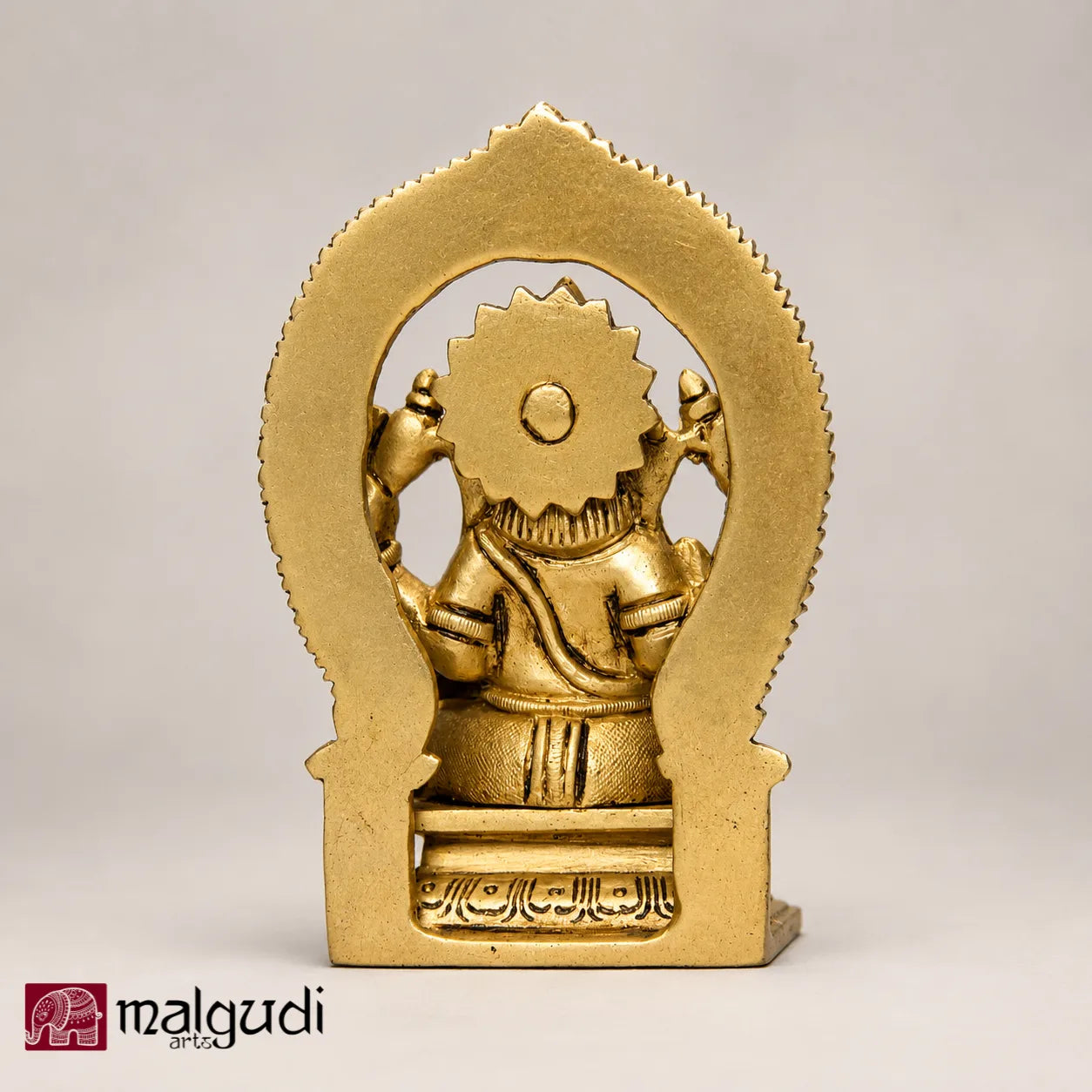 Brass lord ganesha with Arch design