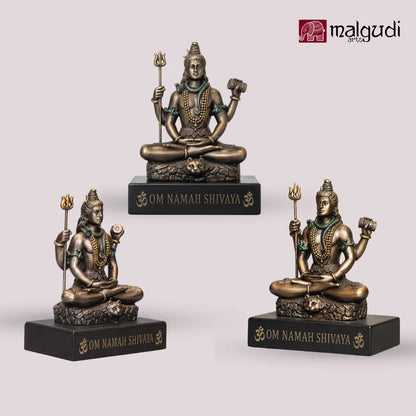 Lord Shiva Resin Idol for Pooja and Home Décor by MalgudiArts (view 2)