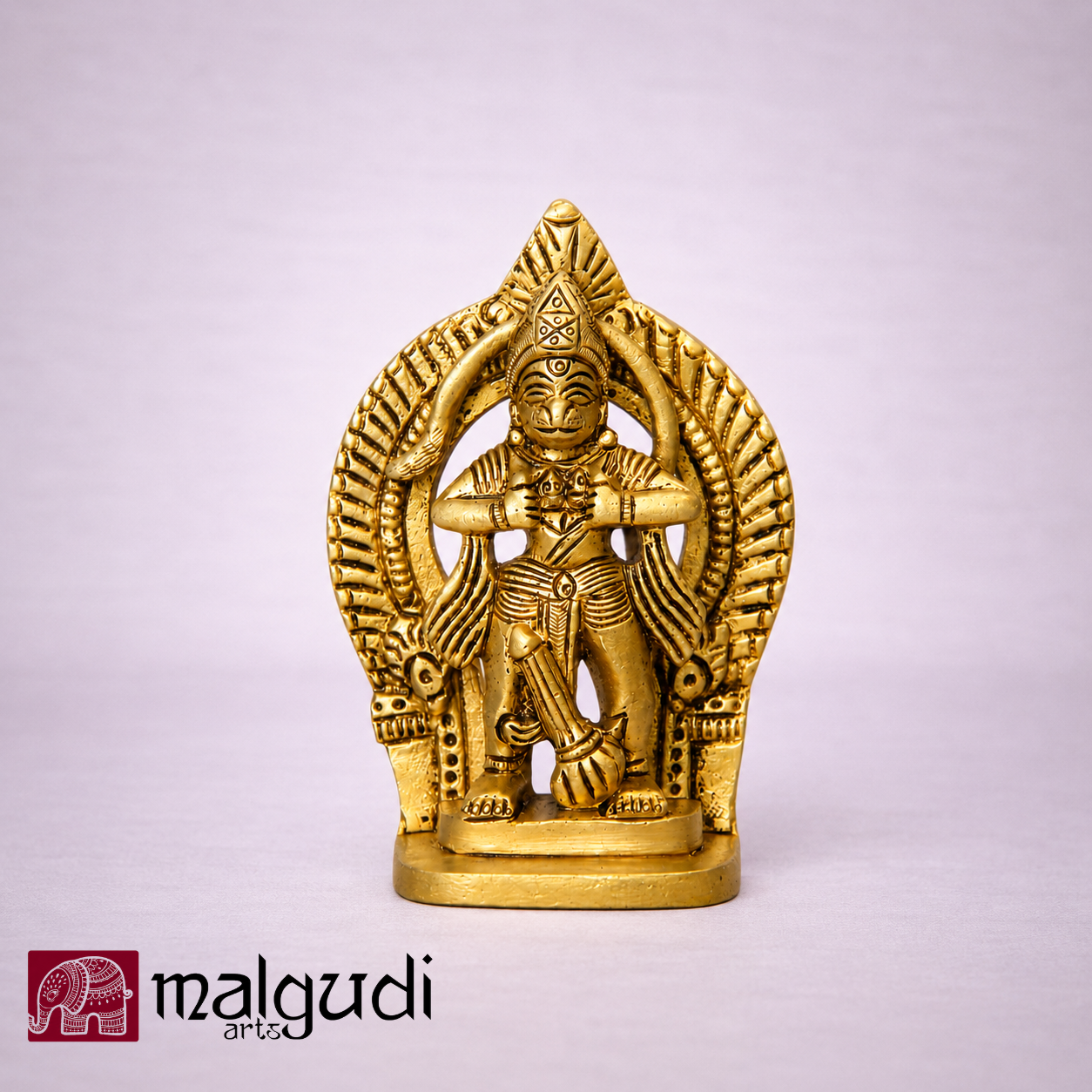 Hanuman Idol from epic Ramayana, brass for pooja and home