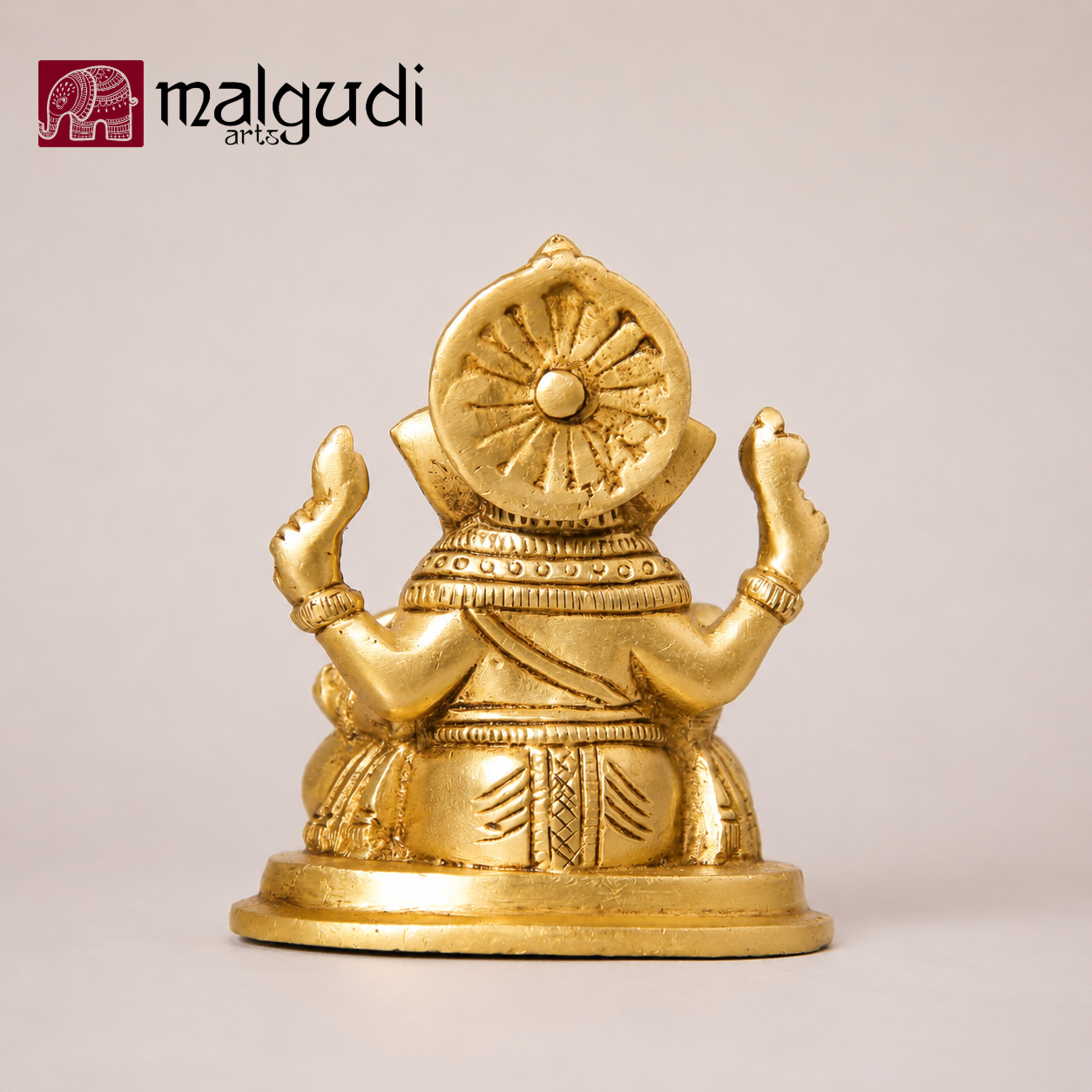 Brass Ganesha murti for pooja room and home decors