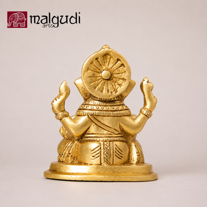 Brass Ganesha murti for pooja room and home decors
