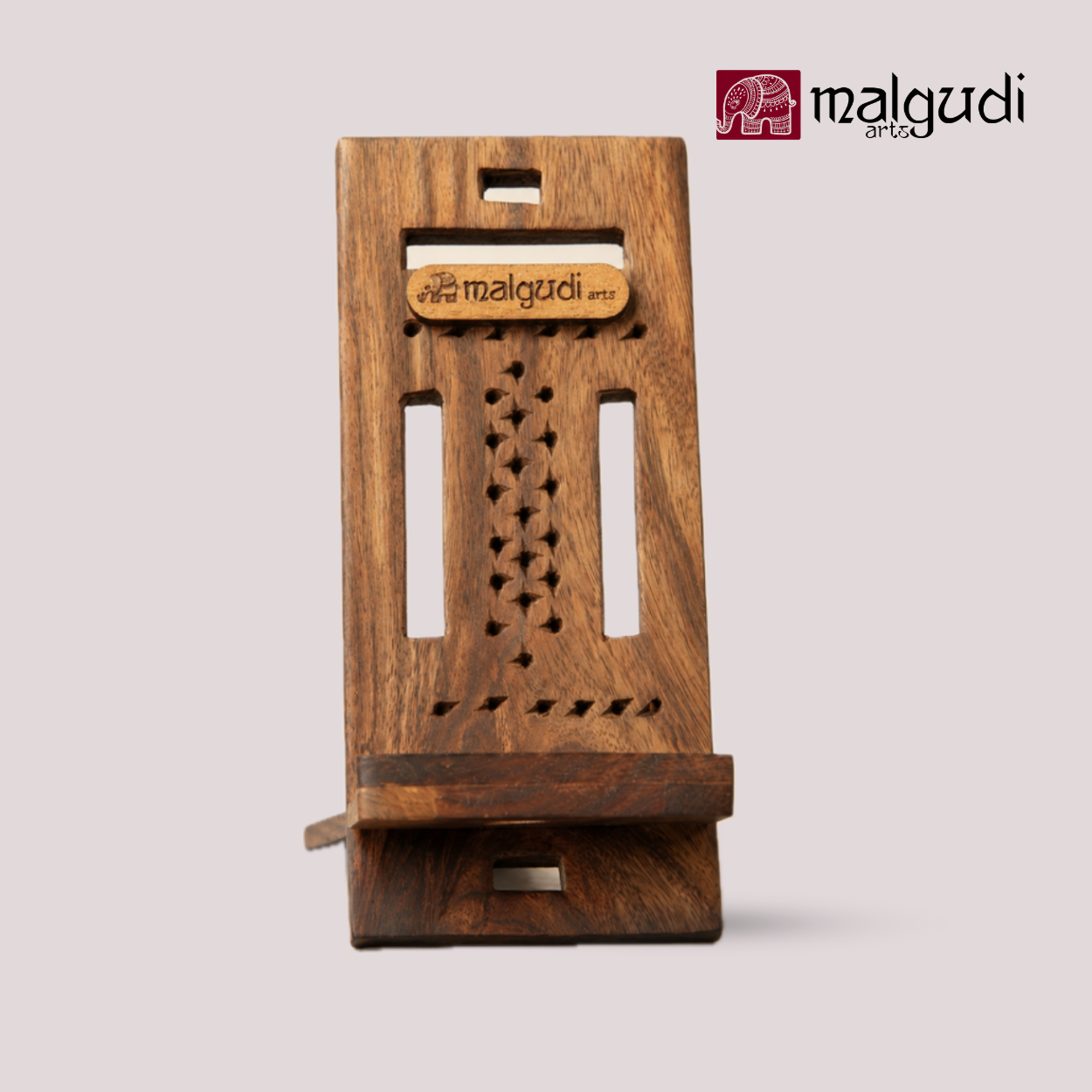 MalgudiArts Wooden Phone Stand, Easy Assemble by MalgudiArts (view 5)