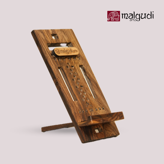 MalgudiArts Wooden Phone Stand, Easy Assemble by MalgudiArts