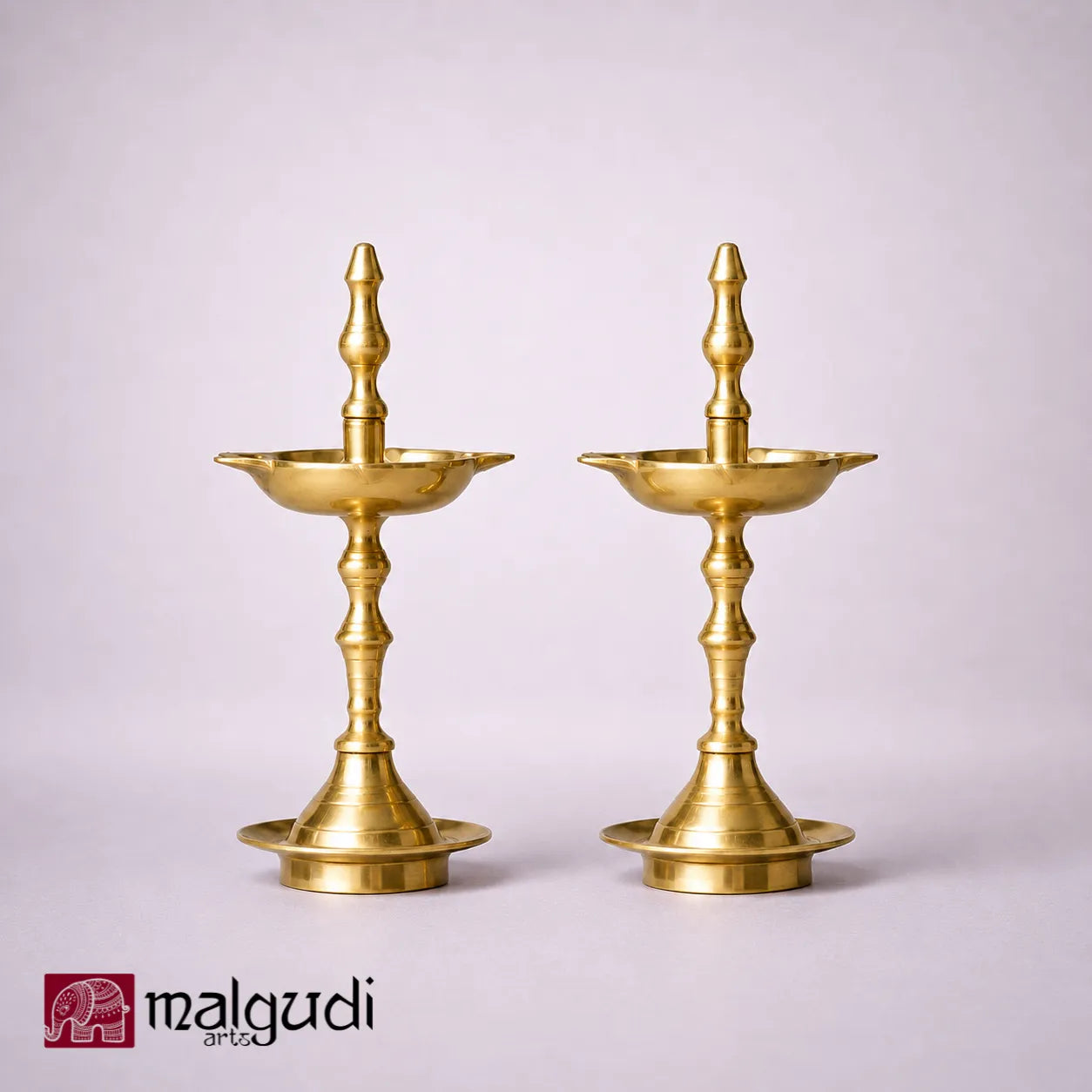 A pair of small diyas