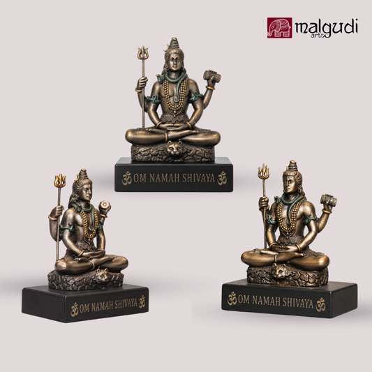 Lord Shiva idol, resin material, home/pooja decors