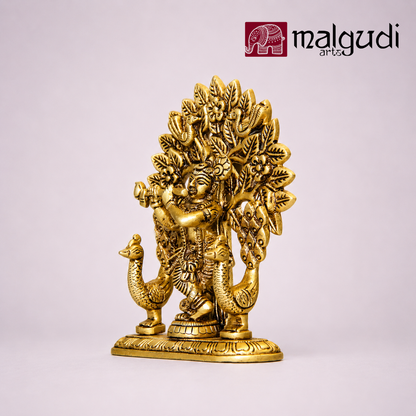 Lord bala Krishna brass idol, for pooja and home decors