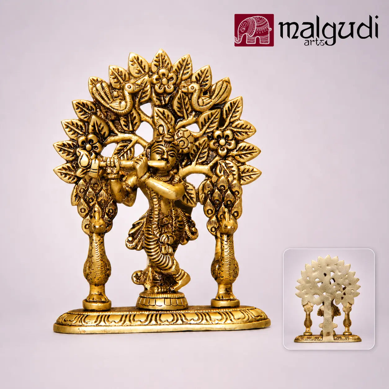 Bala Krishna Brass Idol for Pooja and Home